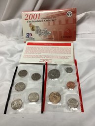 2001 Denver Uncirculated Coin Set