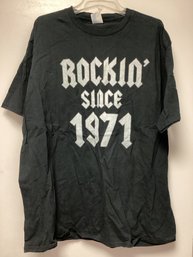Rockin' Since 1971 T-shirt - Size XL