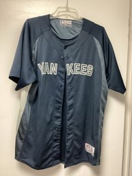 New York Yankees Button Down Jersey - Size XL