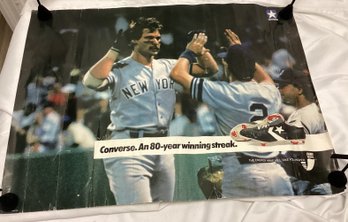 Vintage New York Mets Converse Promotional Poster