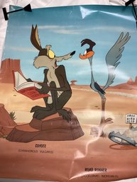 Looney Tunes Wild Coyote & Road Runner 1987 Poster