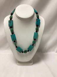Polished Turquoise Necklace