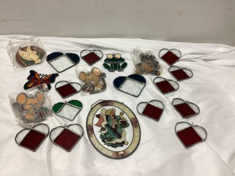 Stained Glass Window Sun Catcher Lot