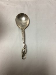 Georg Jenson Sterling Silver Blossom Tea Caddy Spoon