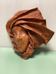 Handmade Leather Sculpted Mask