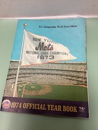 1974 New York Mets Official Year Book