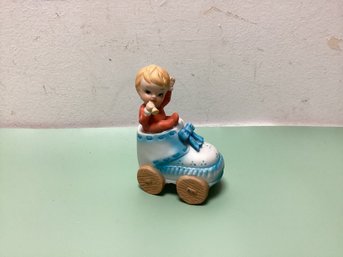 Capodimonte San Remo Italian Imports Bisque Boy In Shoe