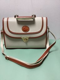 Carina Intl Inc White Leather Purse