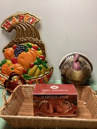 Vintage Thanksgiving Decor Lot