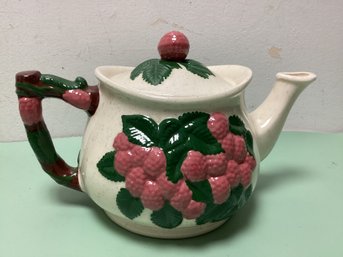 Signed Berry Teapot