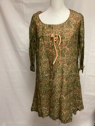 1970s Handmade Pattern Dress