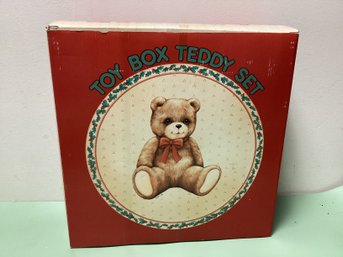 Toy Box Teddy Set - Serving Dishes - Factory Sealed