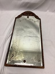 Victorian Wooden Wall Hanging Mirror