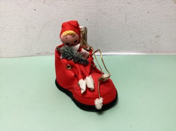 Vintage Japan Made Pixie Ornament