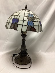 Tiffany Style Baroque Stained Glass Table Lamp