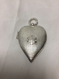 Pottery Barn Pewter Heart Locket