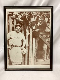 Babe Ruth Framed Photography Print