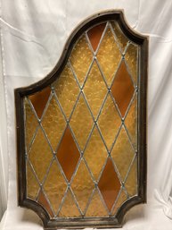 19th Century Art Deco Stained Glass Window Pane