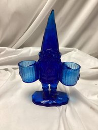 Blue Garden Gnome Votive Holder Koziol