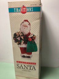 26 Inch Animated Santa By Traditions - Works!