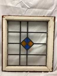 19th Century Art Deco Stained Glass Window Panel