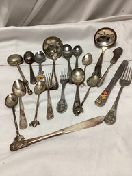 Flatware & Serving Lot - Branford Silverplate, Walt Disney, Hackman, And More