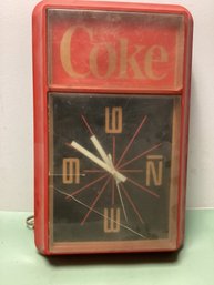 Vintage Coca-cola Clock Advertising Sign