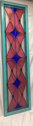 19th Century Art Deco Stained Glass WindowPanel