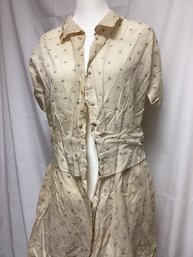 Vintage Linen Handmade Dress