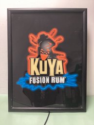 Light Up Kuya Fusion Rum Advertising Sign - Works