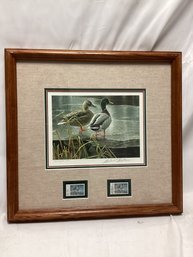 Robert Bateman Duck Stamp And Signed Print Numbered