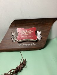 Vintage Miller High Life Beer Sign