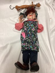 Fanny Old Lady Marionette Puppet