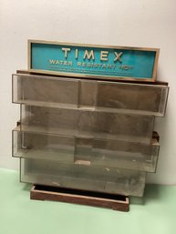 Vintage Timex Watch Display Case