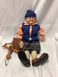 Fanny Old Man Marionette Puppet