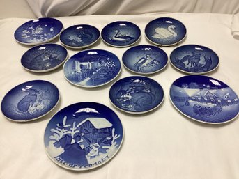 Bing & Grondahl (BG) Vintage Blue Collectors Plates