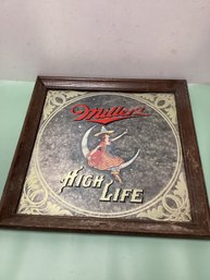 Miller High Life Vintage Bar Mirror