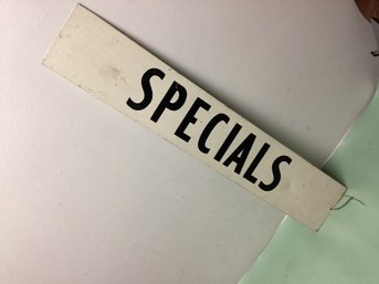 Vintage Metal 'special' Bar Sign