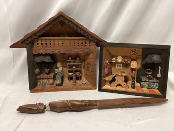 Germany Wooden Diorama Wall Hangings