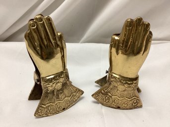 Victorian Era Brass Hand Clips