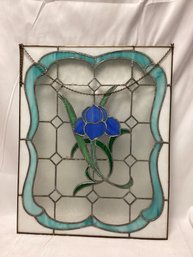 Stained Glass Floral Window Pane