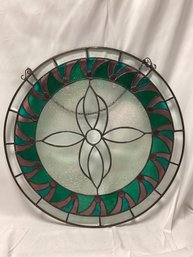 Stained Glass Round Window Pane