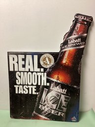 1995 Labatt Beer Metal Advertising Sign