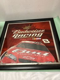 2006 Framed Budweiser Racing Advertising