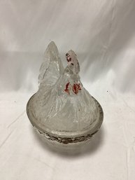 1930s Hen On A Nest Lidded Bowl