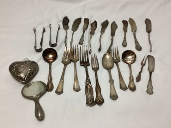 Cutlery & Serving Ware Lot - Rogers, And More