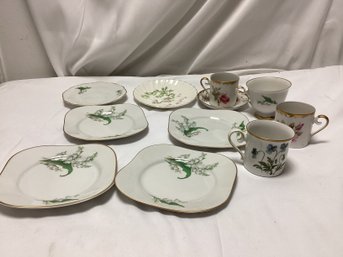 Hackefors Porslin Sweden And More China Tea Set Lot