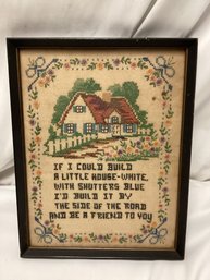 Framed Needlepoint