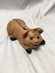 Cast Iron Pig Bank