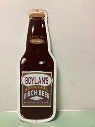 Boylan's Original Birch Beer Metal Advertising Sign